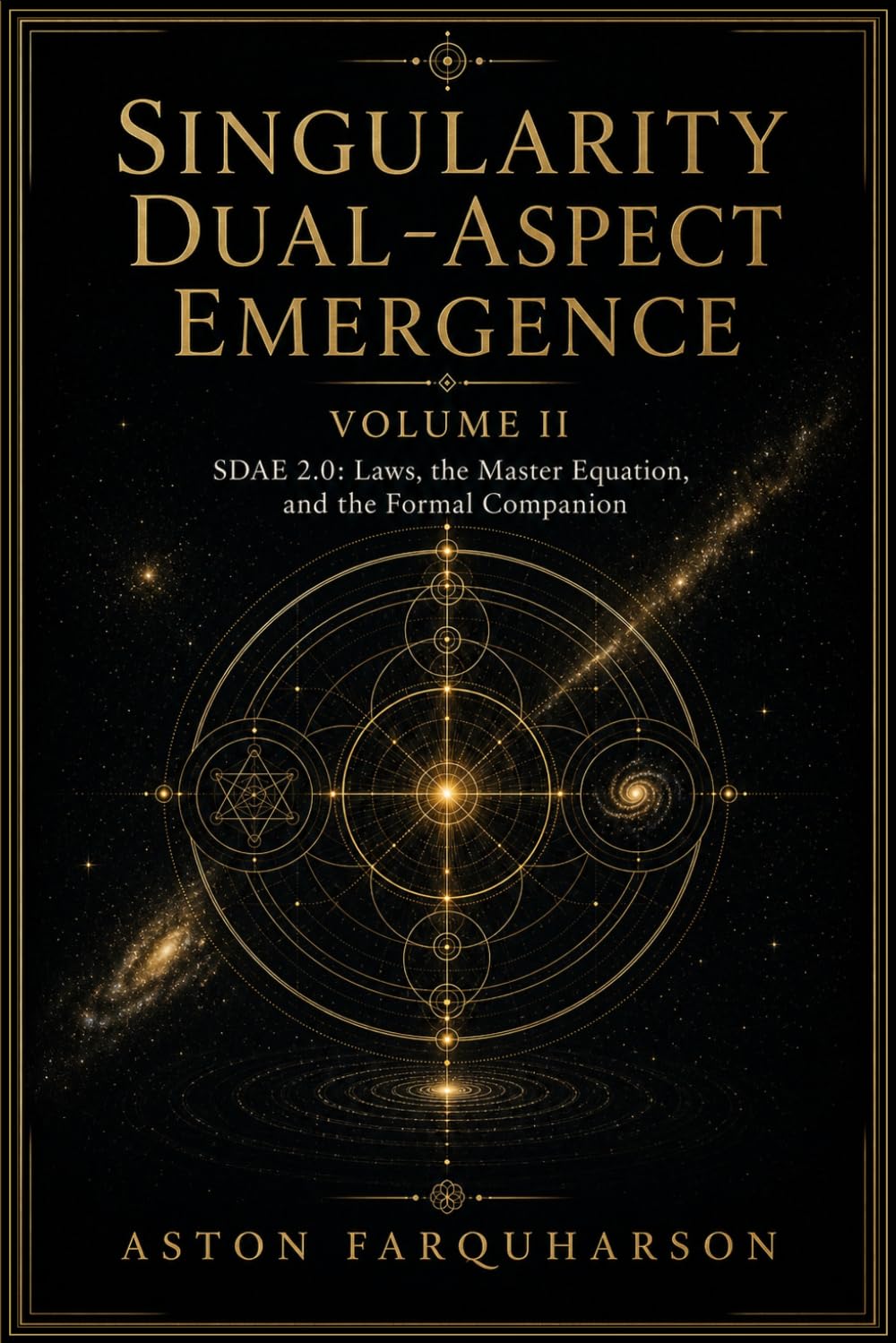 Singularity Dual-Aspect Emergence: Volume II — SDAE 2.0: Laws, the Master Equation, and the Formal Companion