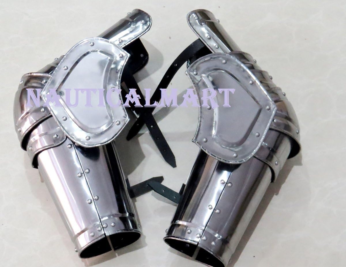 Medieval Combat Knight Reenactment Functional Full Leg Armor Greaves Set