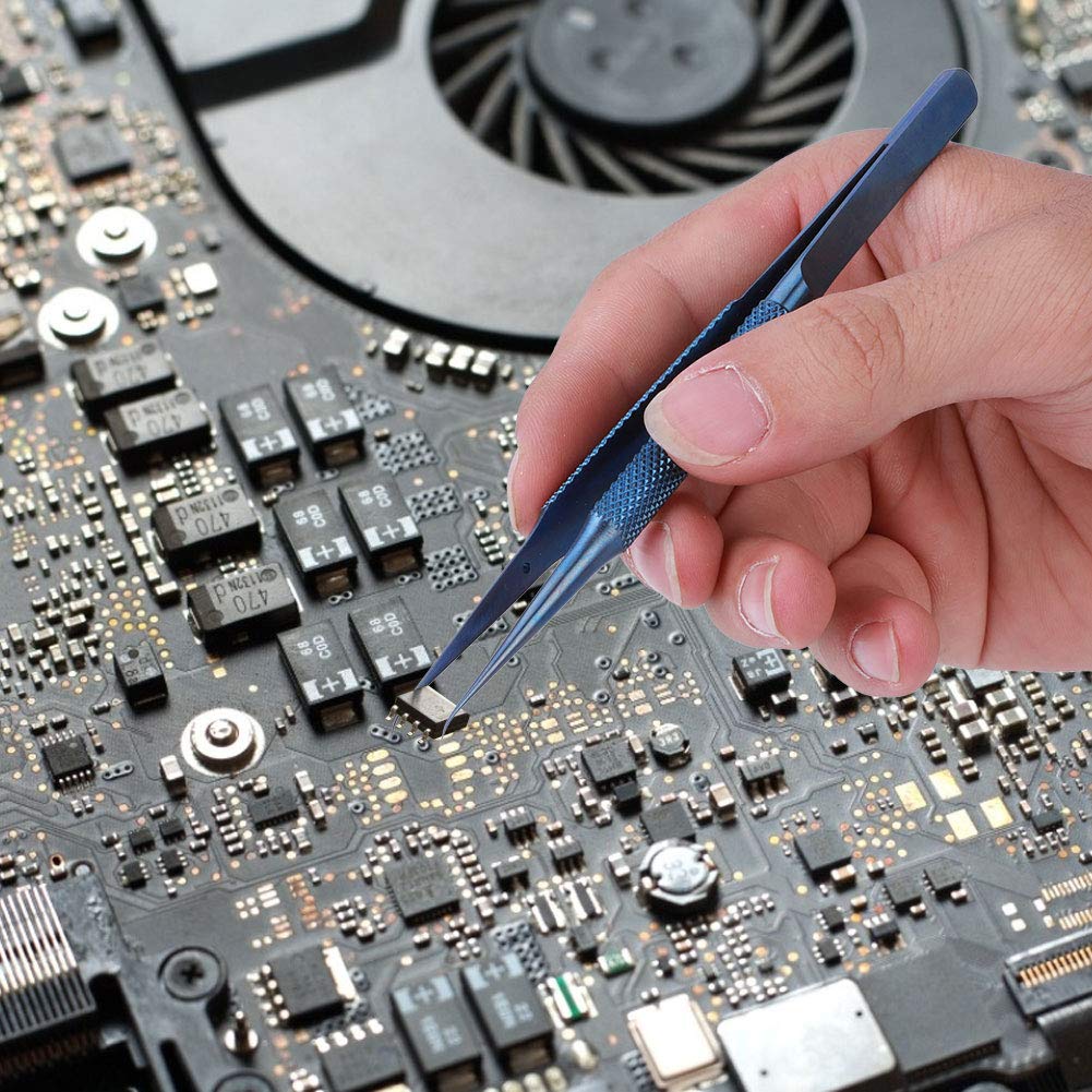 Pinzette In Titanio Per Riparazione Telefoni - Punta 0,15 Mm - Per Microscopio E Schede Madri - Foto 10
