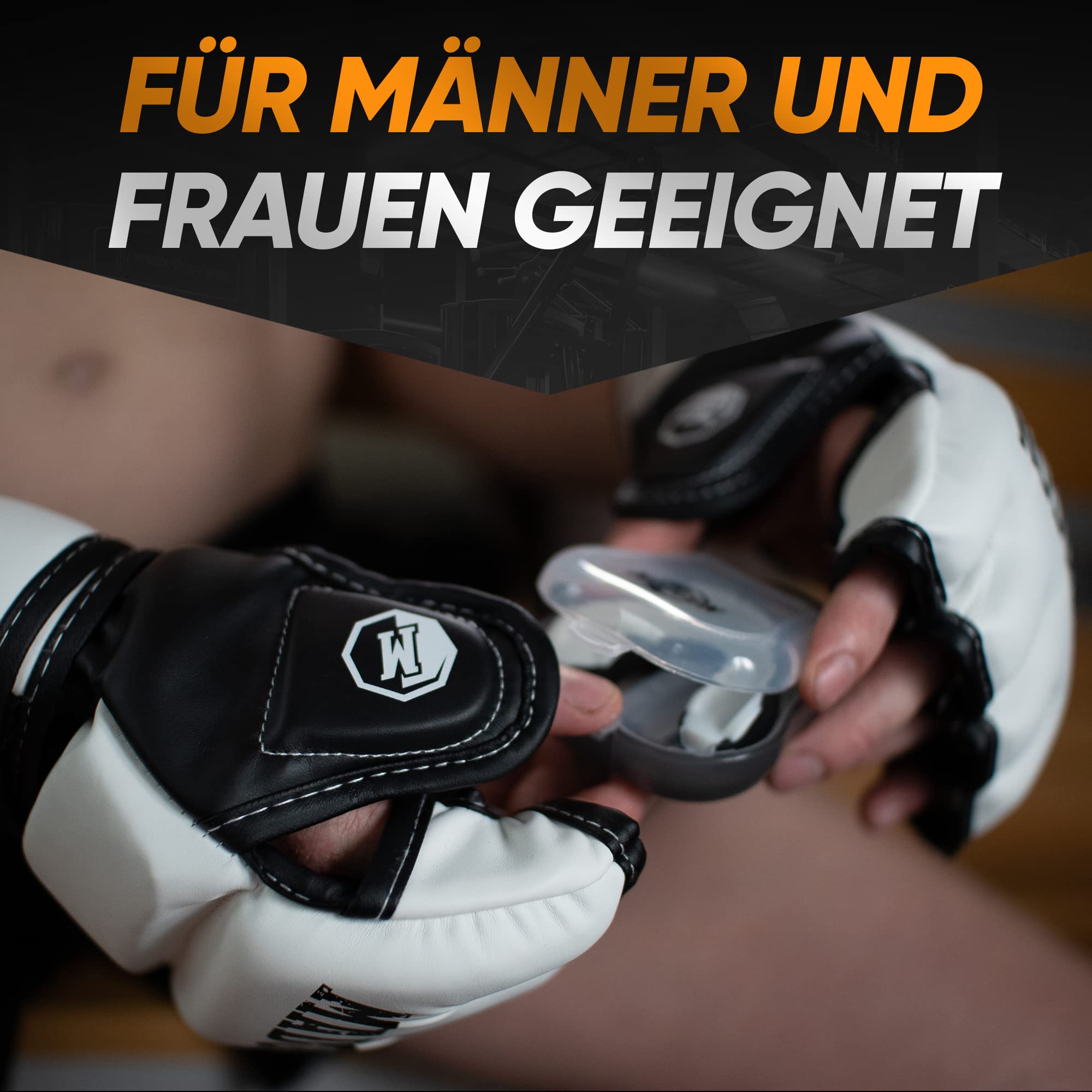 MADGON Premium MMA Handschuhe für Kampfsport, Grappling, Sparring, Krav MAGA, Muay Thai, Boxsack, Pratzen für Männer und Frauen