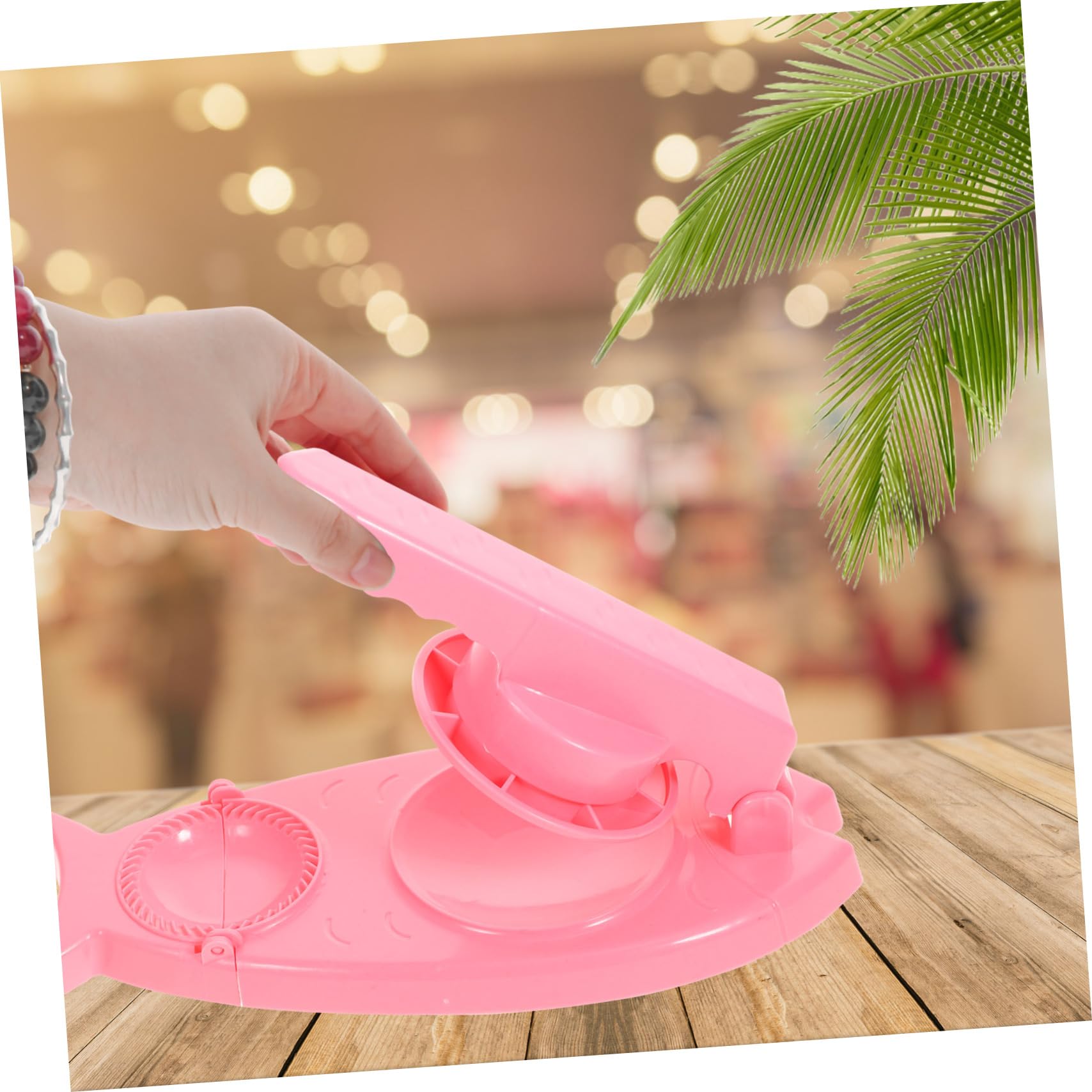 Ciieeo Handheld Dumpling Maker Tool Multi Function Dough Pressing Device with Ergonomic Non Slip Handle Material Easy to Clean for Homemade Dumplings Great for Family Cooking