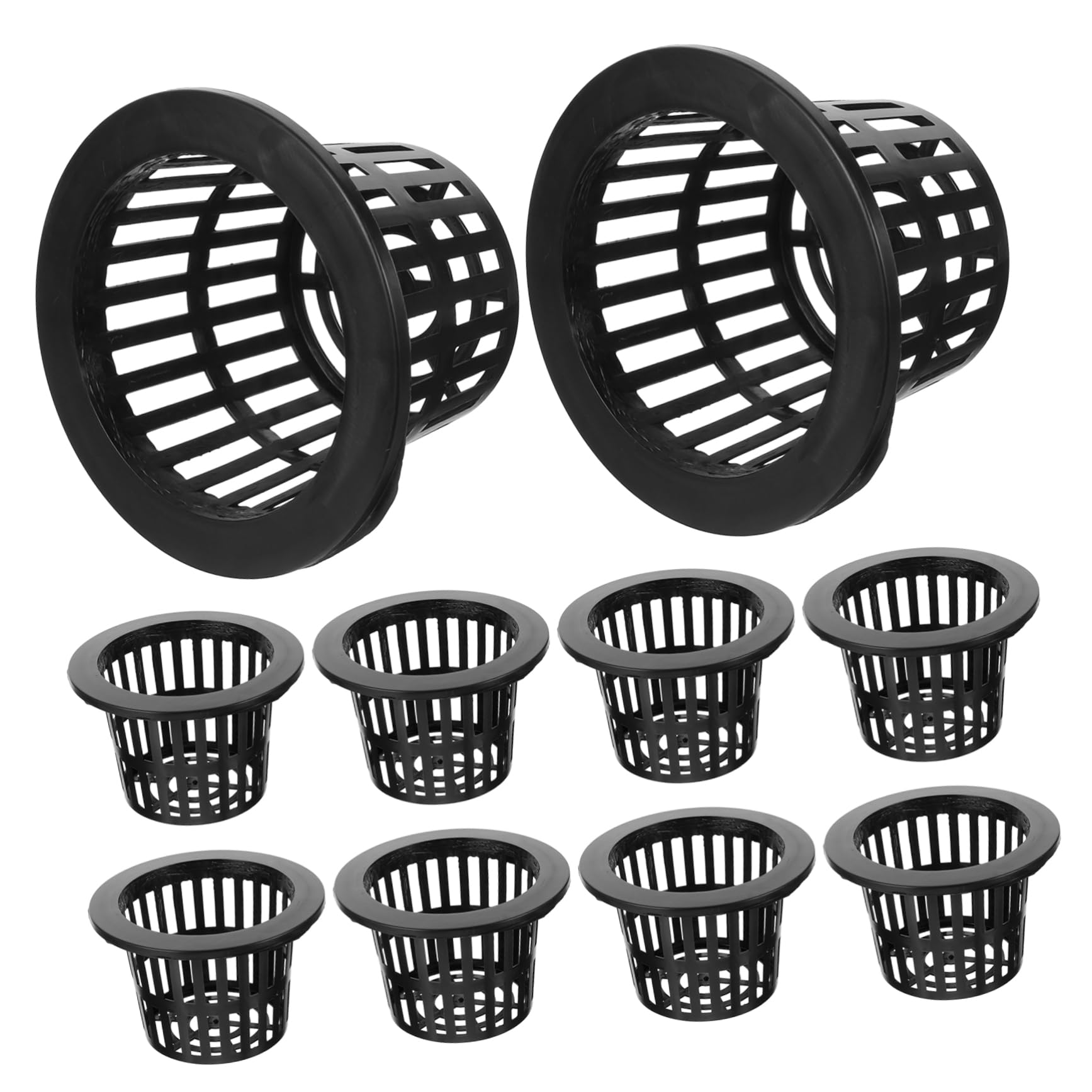 Pots en maille culture hydroponique plastique 100mm panier panier de culture légumes fleurs