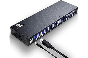 Sleek 16-Port USB Hub: Expand Your Connectivity Horizons