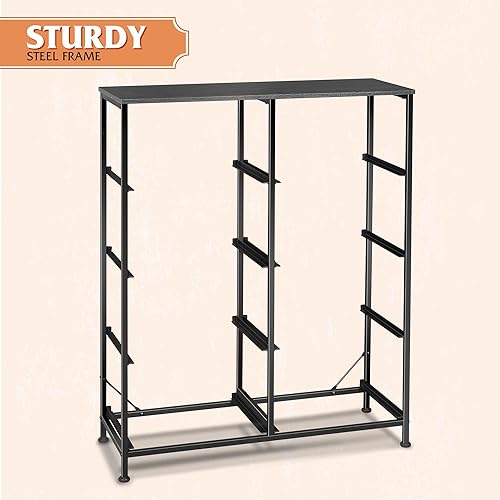 Miniatura 8 de WLIVE - Cómoda de tela con 8 cajones, cajonera de almacenamiento para dormitorio, pasillo, guardería, entrada, armarios, marco de metal, parte Negro