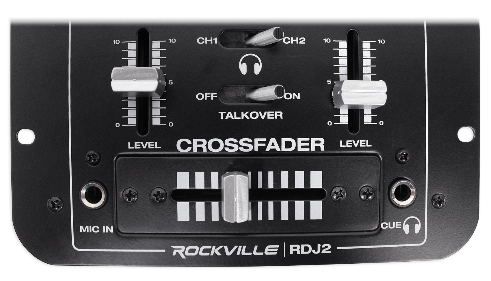 Amazon.com: Rockville RDJ2 2-Channel DJ Mixer with USB MP3