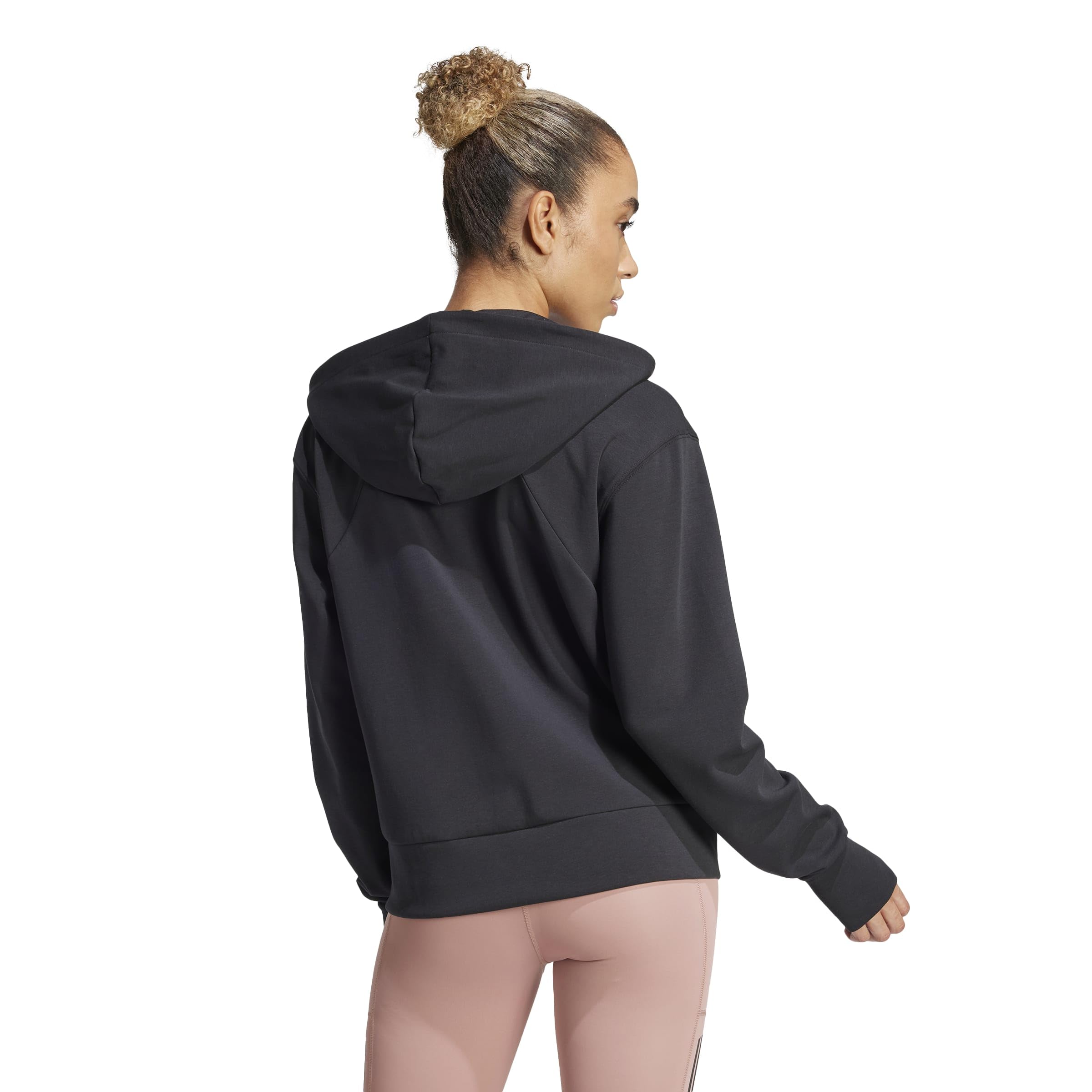adidas Bluza z kapturem Kobiety D4t Workout Full Zip Hooded Sweatshirt