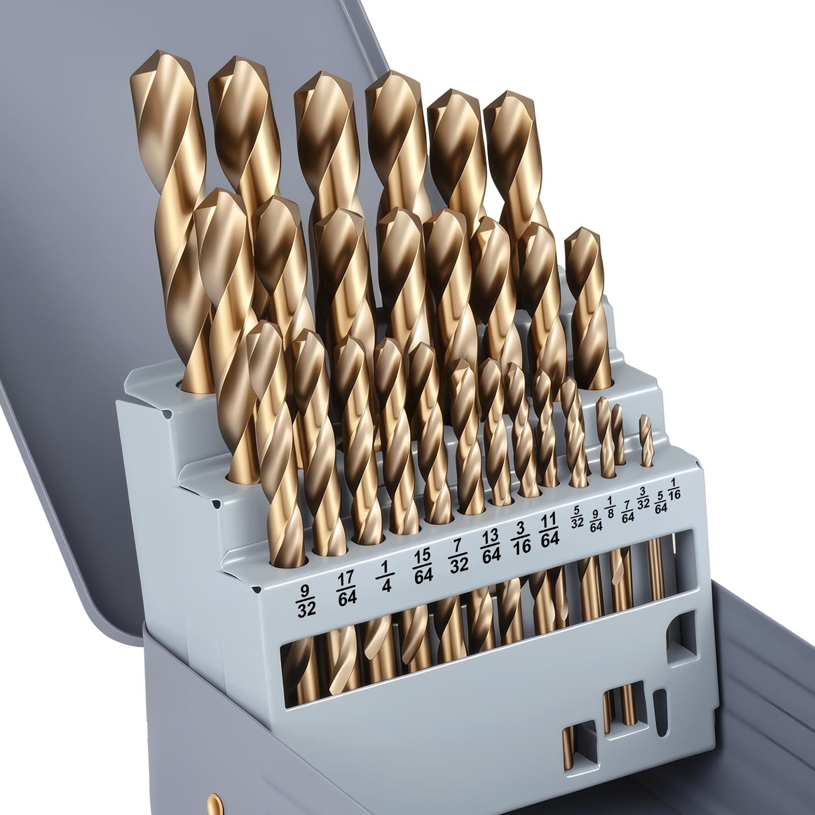 Cobalt Drill Bit Set - 13 Pieces, M35 Steel -9 Cobalt Drill Bit Set - 13 Pieces, M35 Steel -9