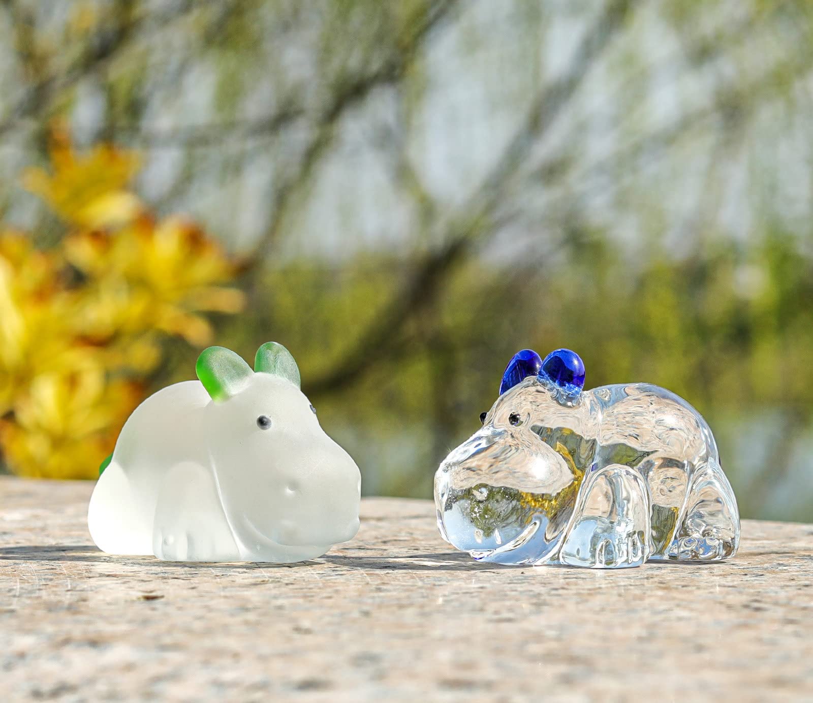 水晶 カバ ガラス製オブジェ カバの小物入れ 幸せのカバ Amazon.co.jp: 2枚入 カバ 水晶 置物 飾 ガラス ホーム ガラス細工