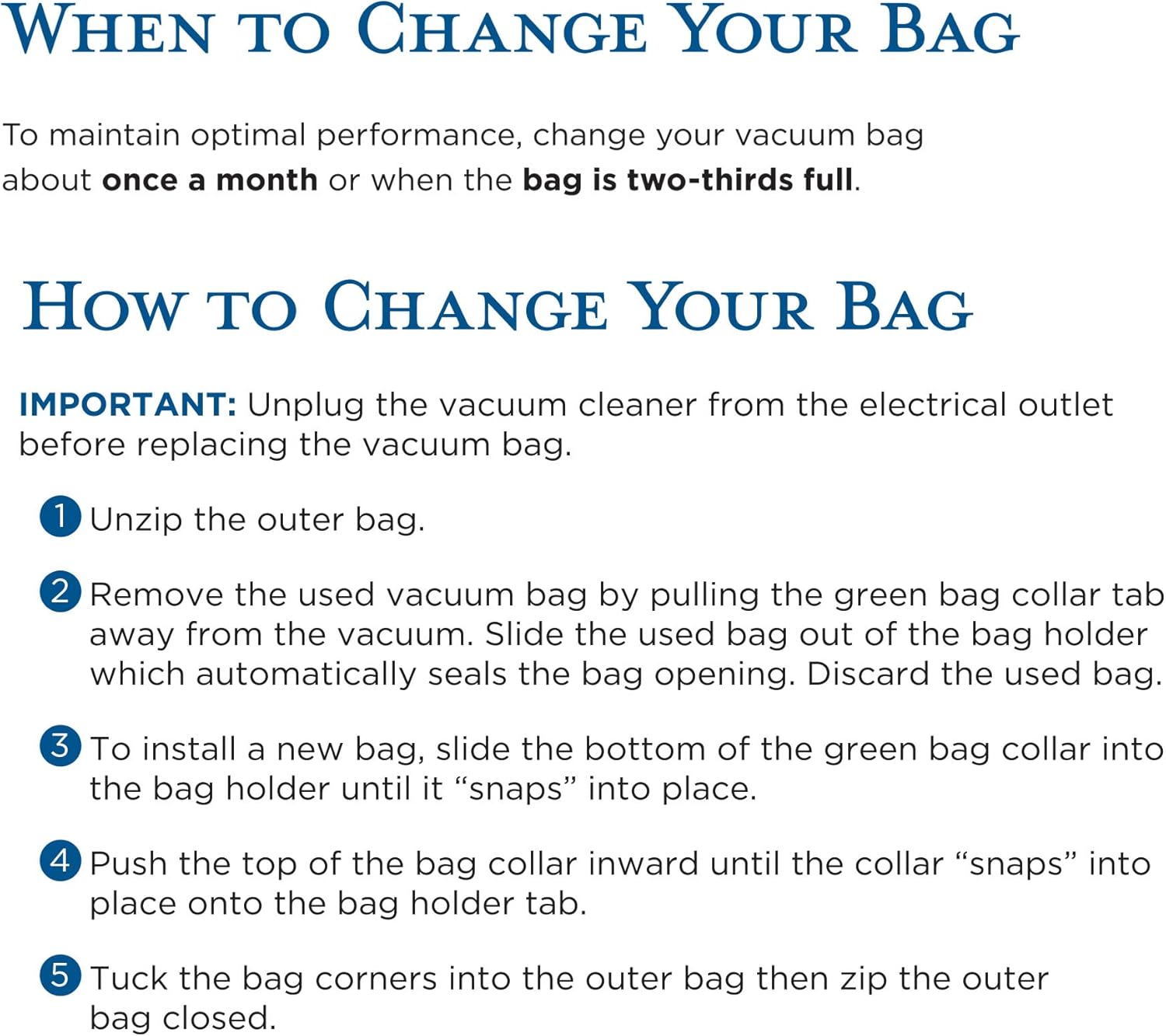 Riccar R10 HEPA Vacuum Cleaner Bags, Charcoal-Infused SupraLite Series Green, Six Bags Included, RLHC-6