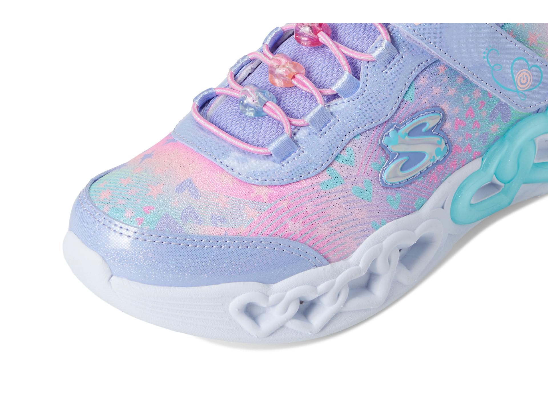 Skechers Infinite Heart Lights - Zapatillas para niñas