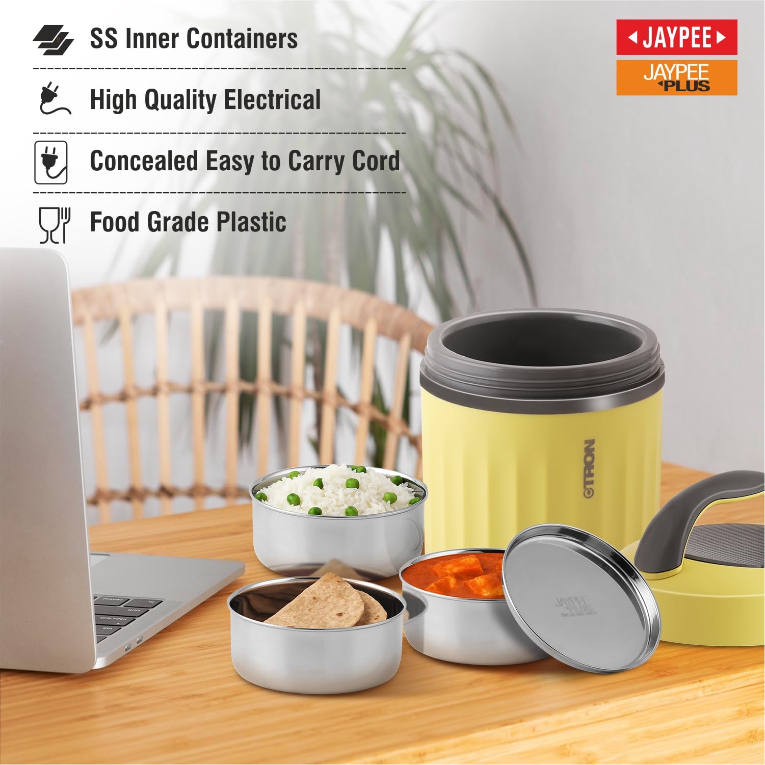 Jaypee Plus Etron: Electric Lunch Box - Hot Meals On-the-Go -2