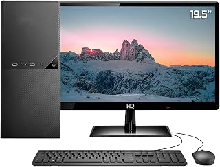 Computador Completo Intel Dual Core 4GB HD 500GB Monitor 19.5" HDMI Full HD Áudio 5.1 canais Skill DC