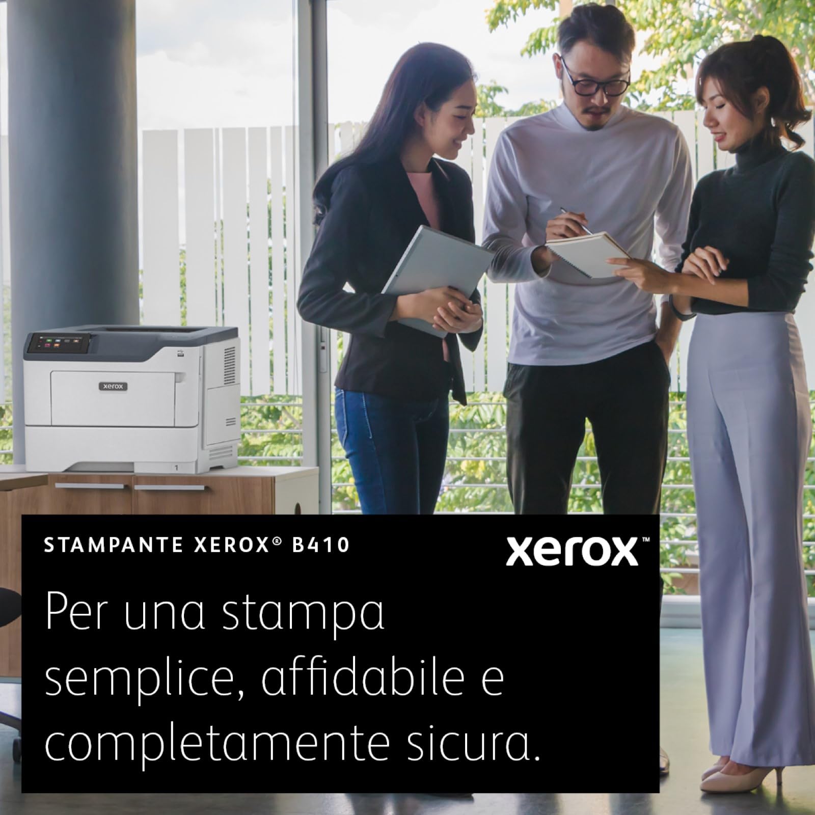 Xerox B410 A4 47 Ppm Stampante Fronte/retro Ps3 Pcl5e/6 2 Vassoi Totale 650 Fogli