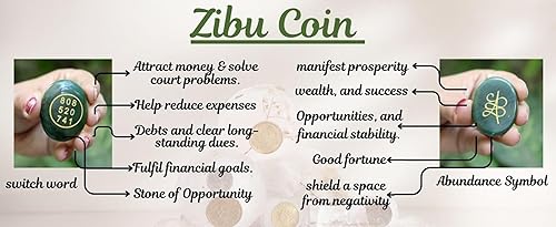 Miniatura 4 de Jet Unique Collection of ENERGISED Green Jade Abundance Zibu Symbols are the Angelic Symbol Reiki, atrae el dinero cristal, piedras curativas,