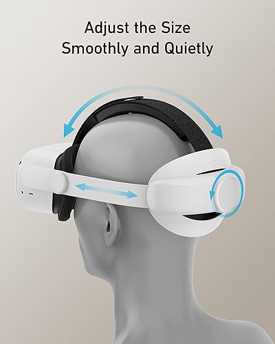 Miniatura 6 de Anker Head Starp compatible con Oculus Quest 2 cambia fácilmente entre virtual y realidad tamaño ajustable para usar kit de piezas de repuesto para