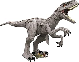 Mattel Jurassic World-Super Colossal HFR09 Fast Jointed Dinosaur Survival Instinct Toy for Children 4+ Years