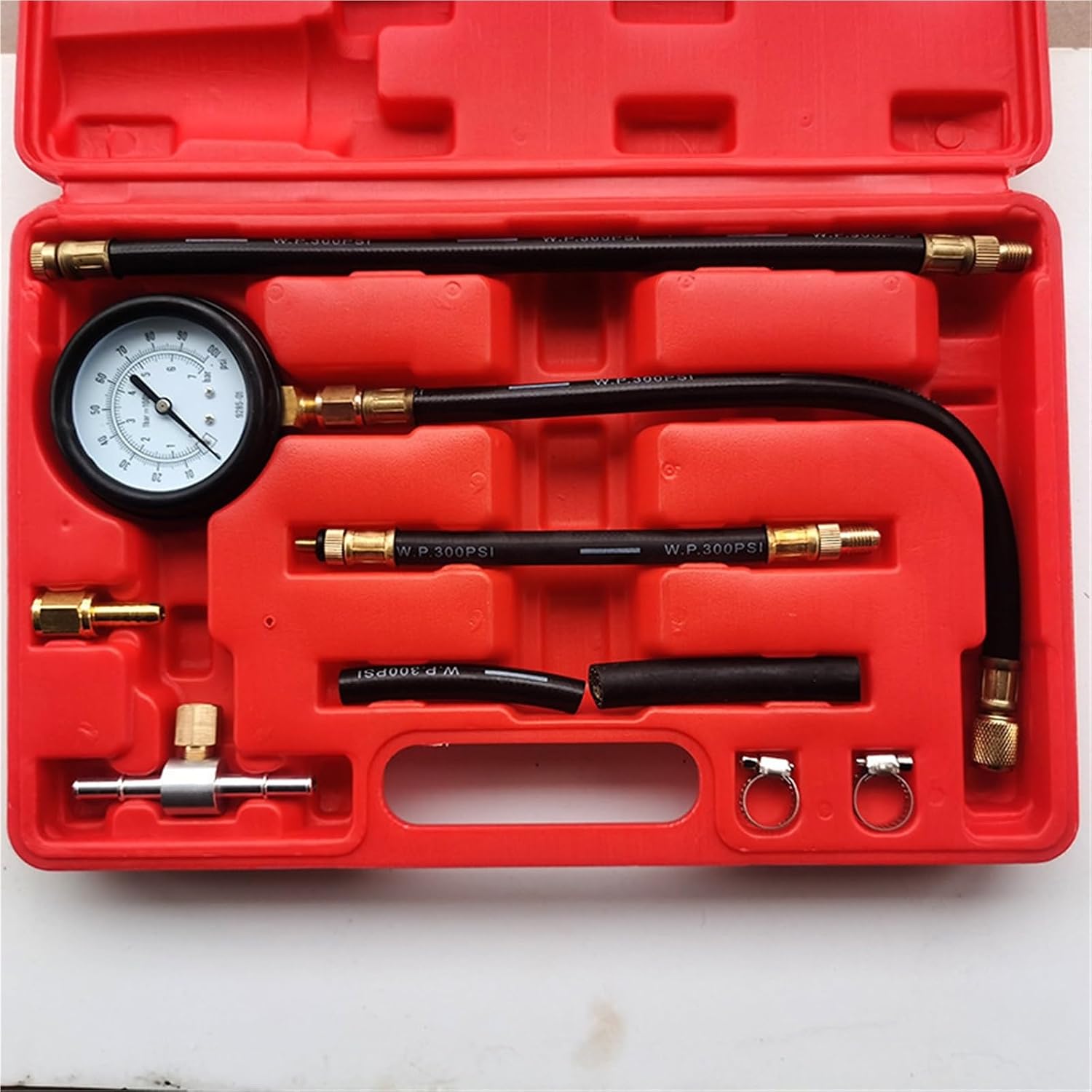 Automotive Tools, Auto Maintenance Tools, Vacuum Meter Tu-113 Fuel Pressure Gauge, Oil-Filled Pressure Gauge