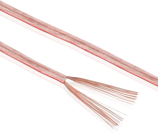 Sonero S-SC2150T-25 Cables para Altavoces CCA, 25 m, Transparente - 4
