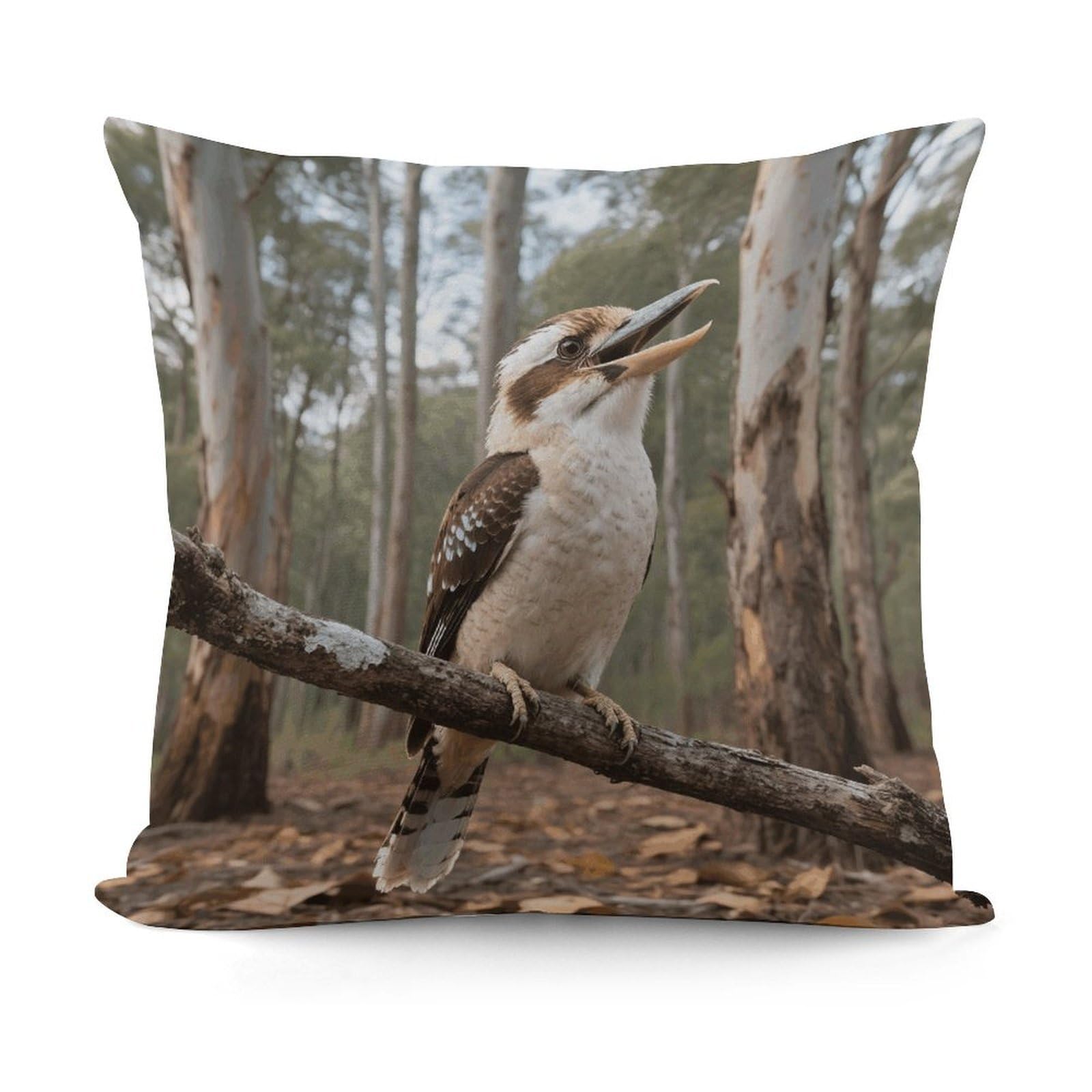 VstaDank Gray Bird Throw Pillow Cover Soft Square Cushion Cover Art Artwork Pillow Covers Mordern Couch Pillow Covers Decorative Cushion Case for Chair Couch Bedroom Living Room