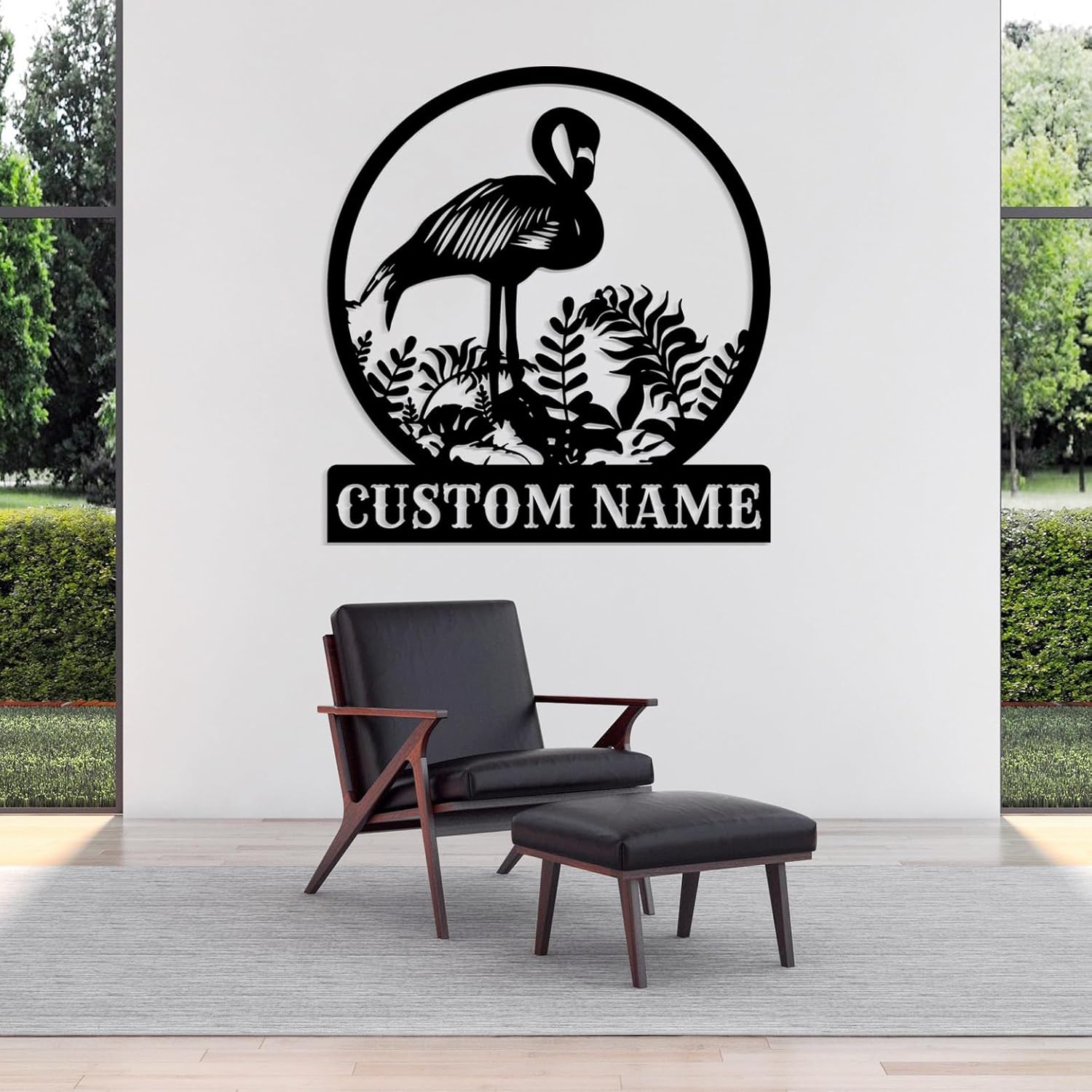 Custom Lake Cabin Sign – Personalized Waterfowl Metal Wall Art, Dock Address Plaque, Pond & Patio Décor, Birdwatcher Gift, Rustic Garden Accent