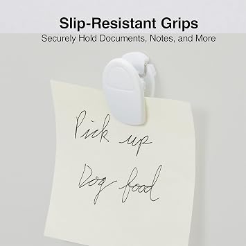 Staples Cubicle Clips, White, 20-Pack, Hanging Display Clips