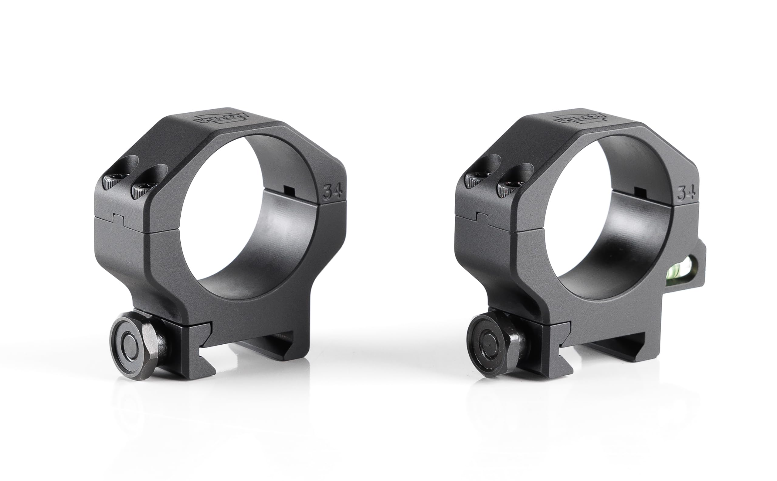 Ruff's Precision Manufacturing 34mm Precision Co-Linear Bubble Level Riflescope Rings (Medium 1.00