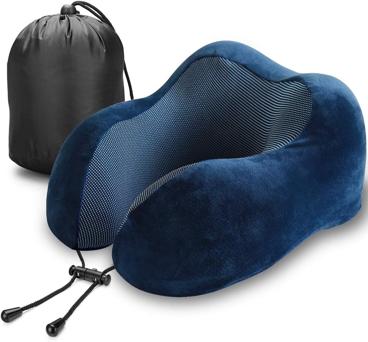 cuscino da collo con cappuccio