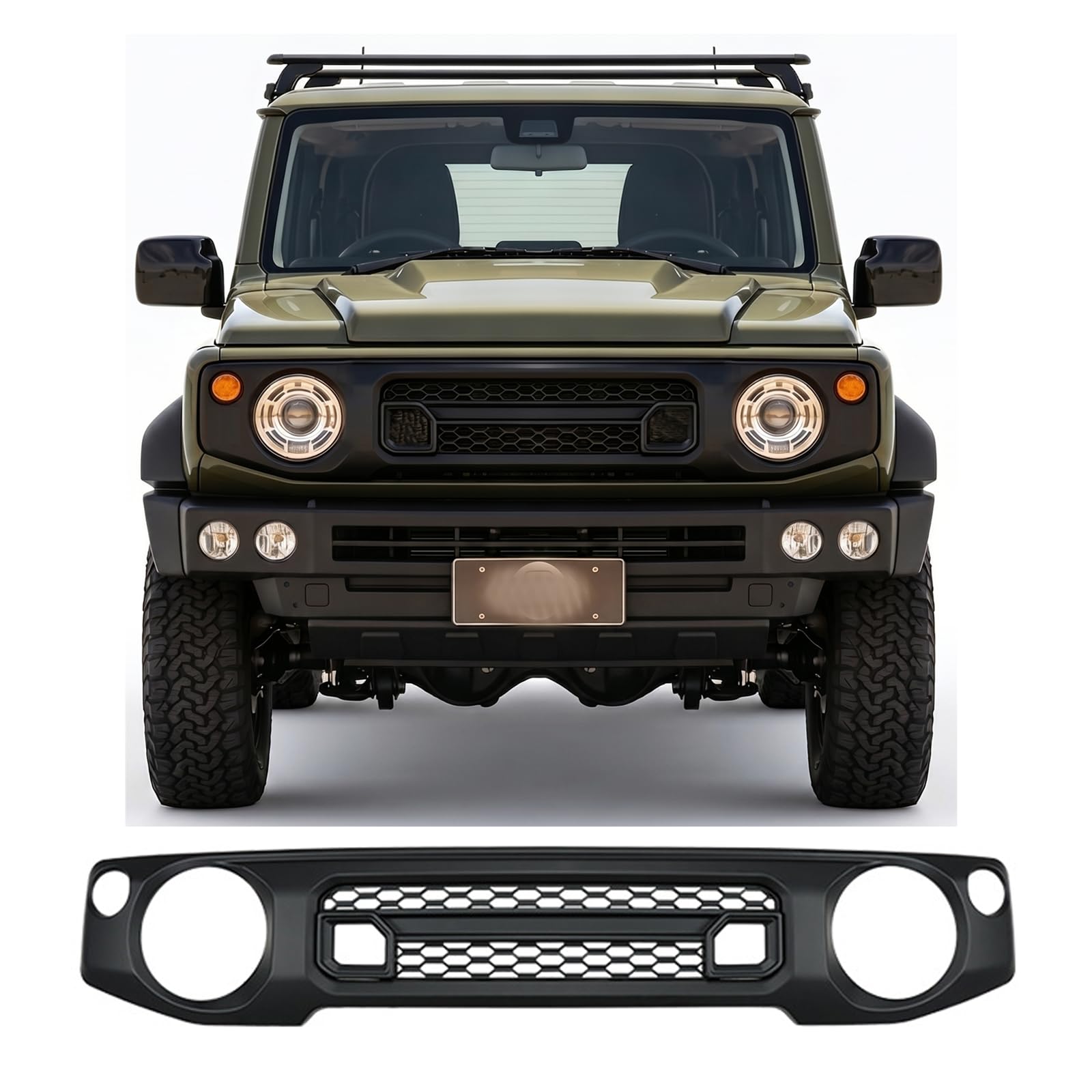 Amazon.co.jp: ApexGo ジムニーフロントグリルJimny JB64 JB74 JC74