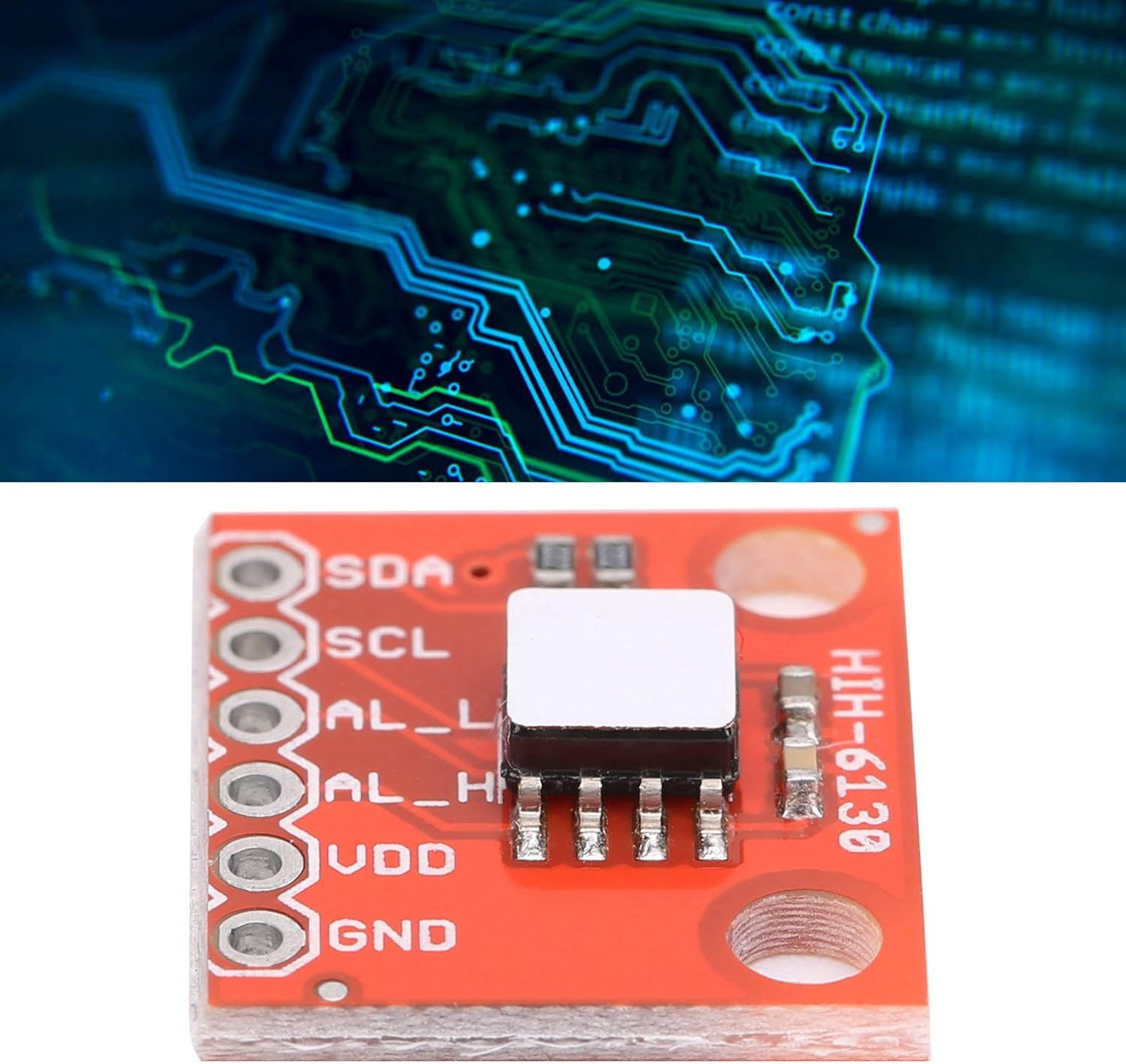 Fafeicy Temperature Sensor Module, PCB Material, Digital Output for Accurate Humidity and Temperature Measurement, Ideal for Engineers and DIY Enthusiasts