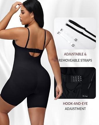 SHAPESHE Strapless Shapewear Bodysuit for Women Compression Tummy Control Seamless Underwired Corse Full Body Shaper