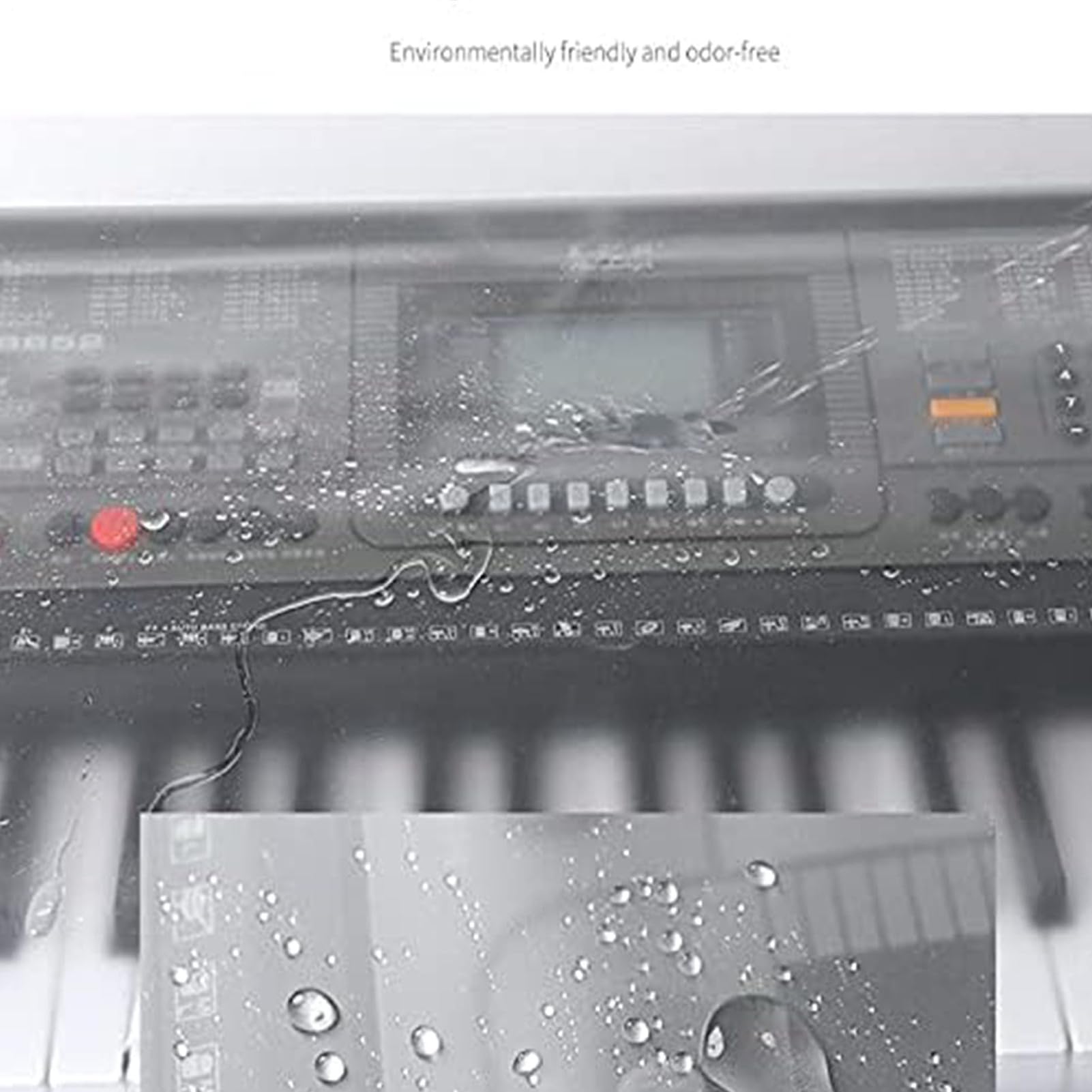 Copritastiera Per Pianoforte Proteggi Tastiera Antipolvere Impermeabile | Copertura Trasparente per Tastiera Elettronica Proteggi Pianoforte Antipolvere Esercitazioni Mus