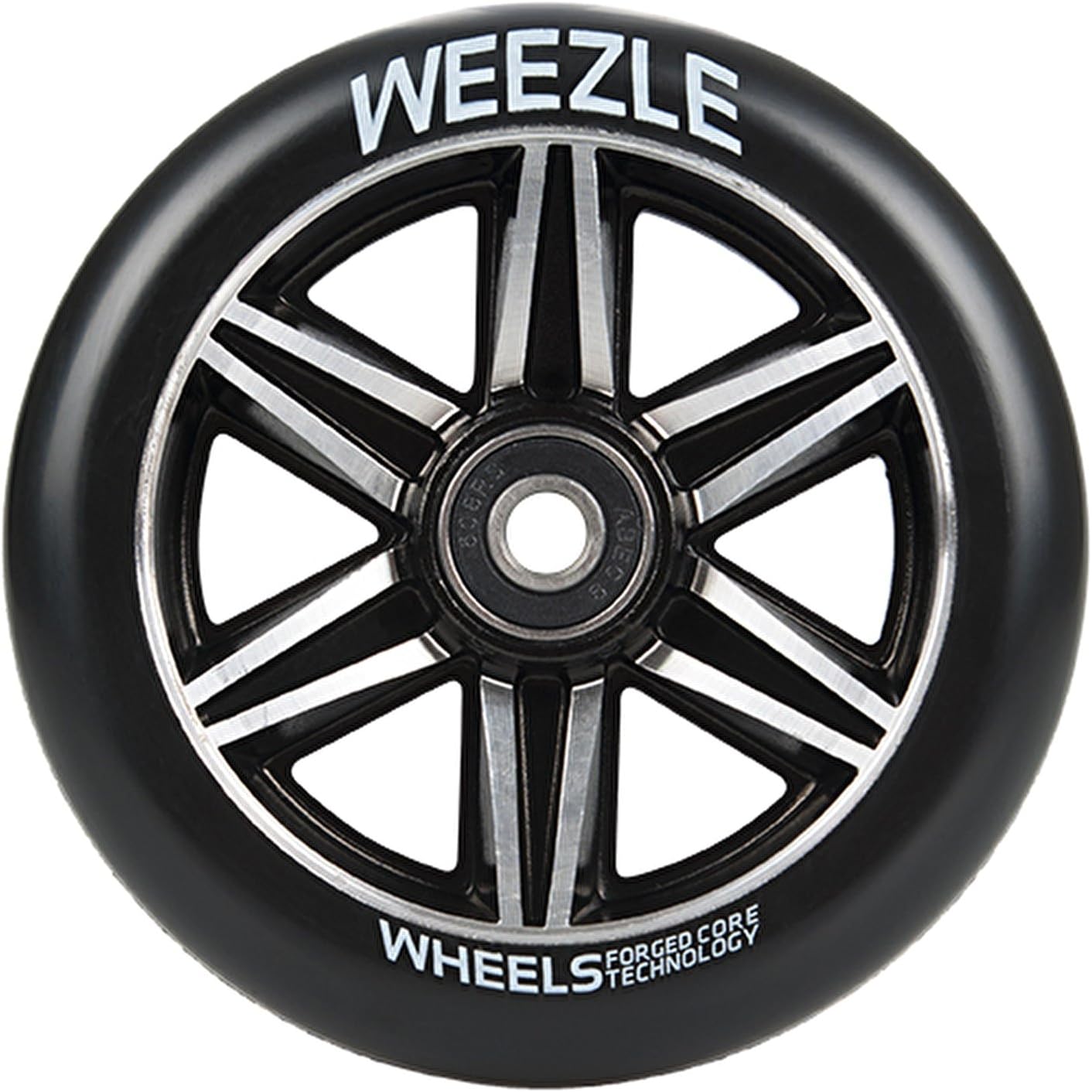Chilli Pro Weezle 110mm Scooter Wheel w/Bearings - Black/Silver