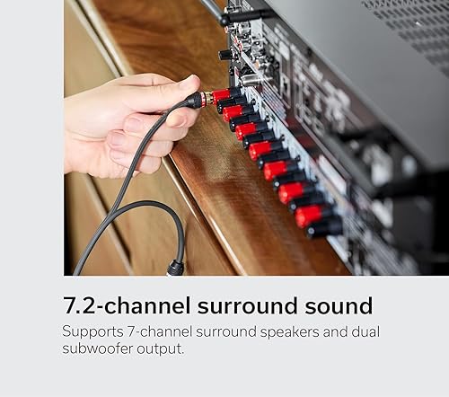 Miniatura 2 de Denon Receptor de cine en casa AVR-S770H de 7.2 Ch (modelo 2023) - Receptor HDMI UHD 8K (75W x 7), transmisión inalámbrica a través de HEOS