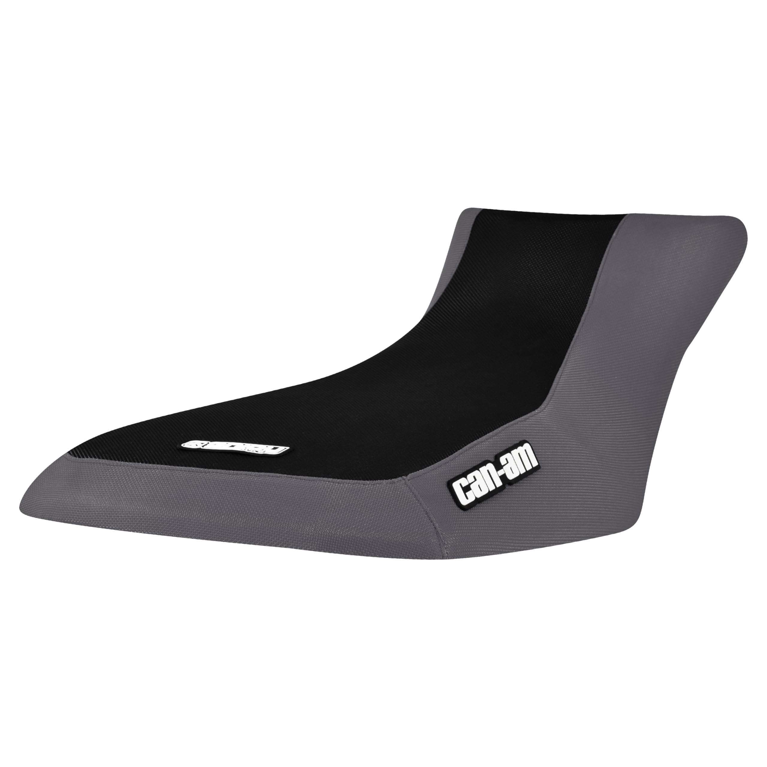 Enjoy Mfg Seat Cover - Compatible with Can Am 2012-2024 Outlander 450 500 570 650 800 850 1000 Black top Standard #360 (Grey Sides/Black top Standard)