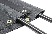 Mytee Products 7x18 Ft Dump Truck Mesh Tarp - 18oz Vinyl Coated Double Pockets, Brass Grommets, Breathable for Secure Hauling