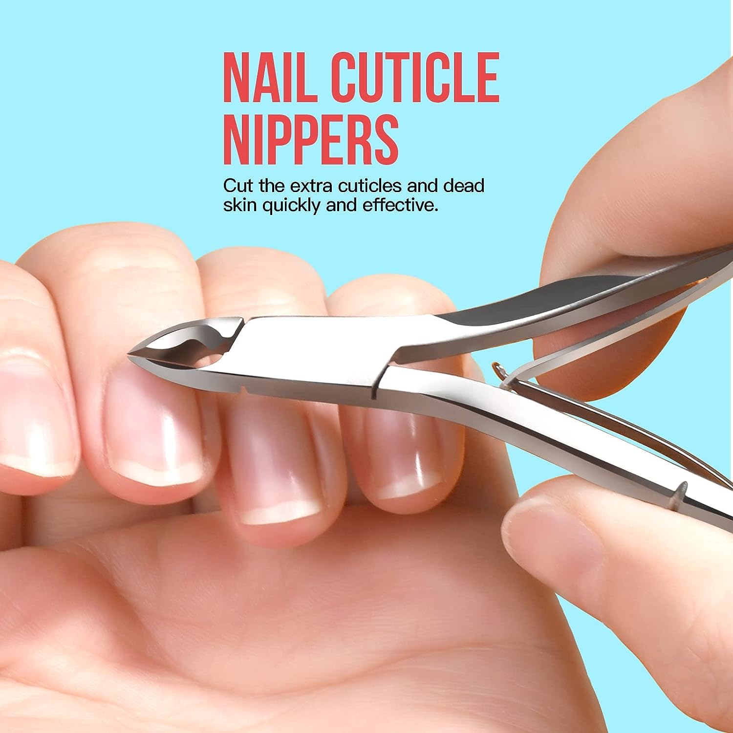 Nail Cuticle Softener & Remover Set, Gleevia Nail Care 15ML Cuticle Softener & Remover, Nail Cuticle Nippers, Nail Cuticle Pusher, Professional Manicure and Pedicure Kit - Image 3 thumbnail