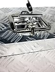 Inspirer Studio Argent aluminium lourd de prise en charge ATV Boîte à outils de lit de remorque avec serrure (36" X 17" X 18")