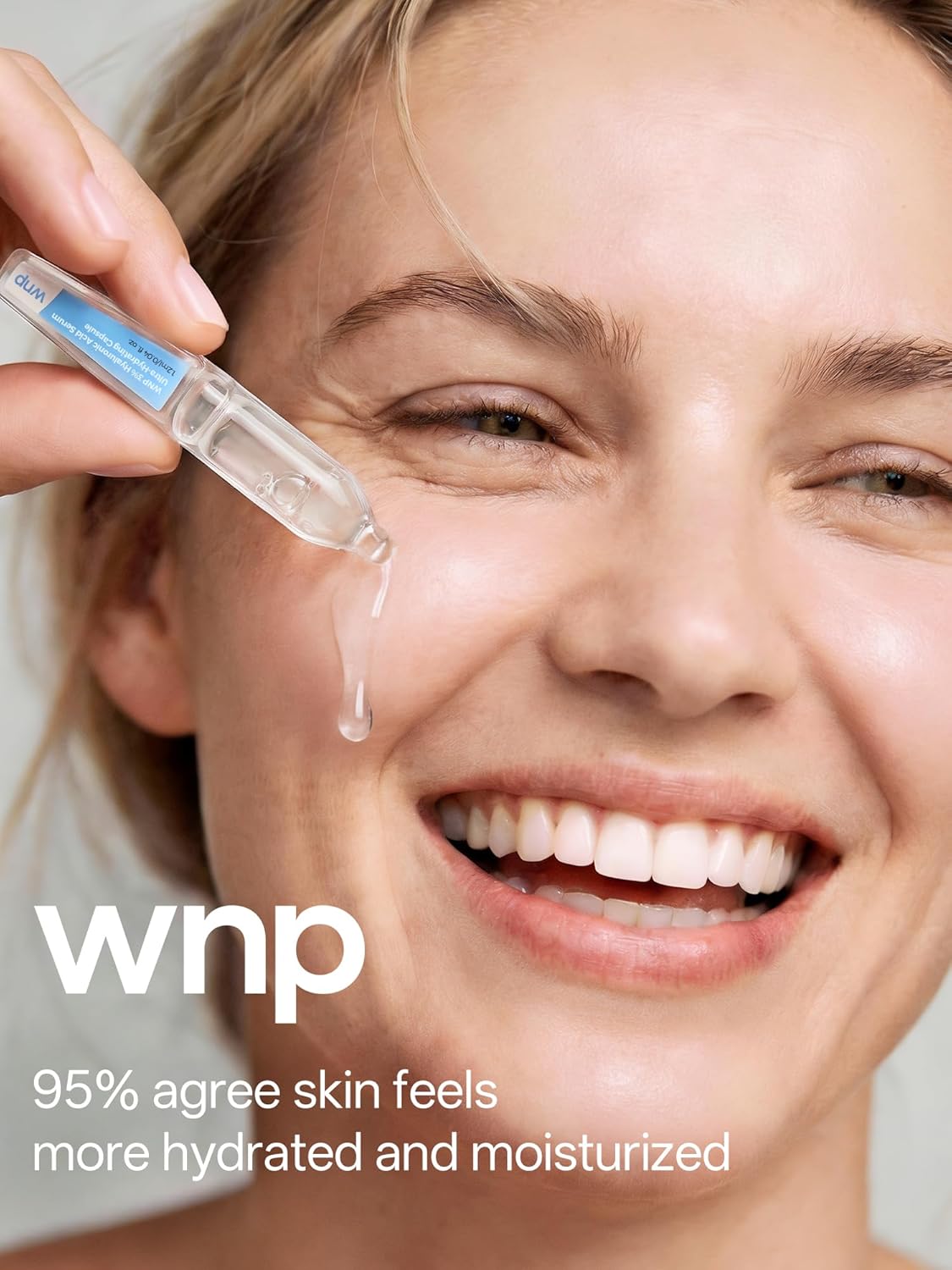 WNP Ultra Hydrating Serum 3% Hyaluronic Acid Smoother Skin|Pre-makeup SkinCare|Anti-Aging serum for face Single-Use Vials Skincare|for Sensitive skin|4D Hyaluronic Acid (60 vials) - Image 7