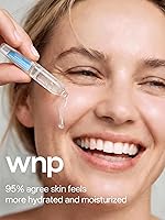 Vista 6 de WNP Ultra Hydrating Serum 3% Hyaluronic Acid Smoother Skin Pre-makeup SkinCare Anti-Aging serum for face Single-Use Vials Skincare for Sensitive