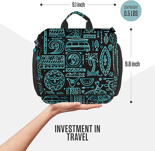 Miniatura 2 de VENTURE 4TH Neceser de viaje colgante de alta calidad para mujeres y hombres, bolsa de viaje para hombre con compartimentos expandibles y bolsa
