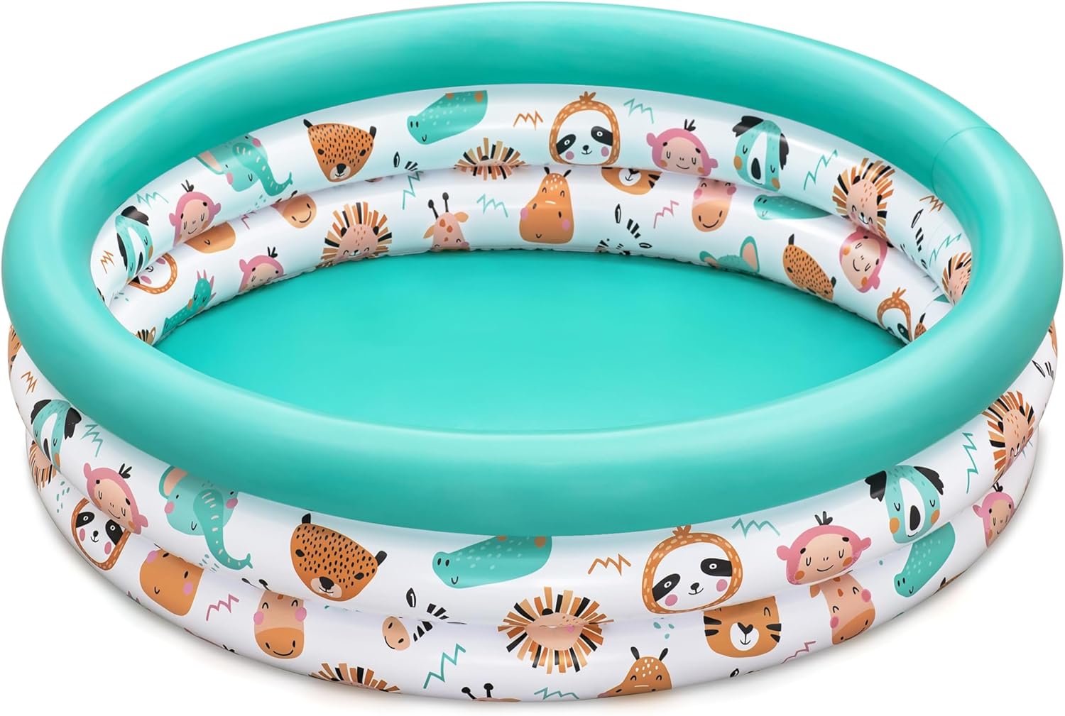 Bestway Safari Pals Kids Paddling Pool, Inflatable Paddling Pool, Kiddie Pool