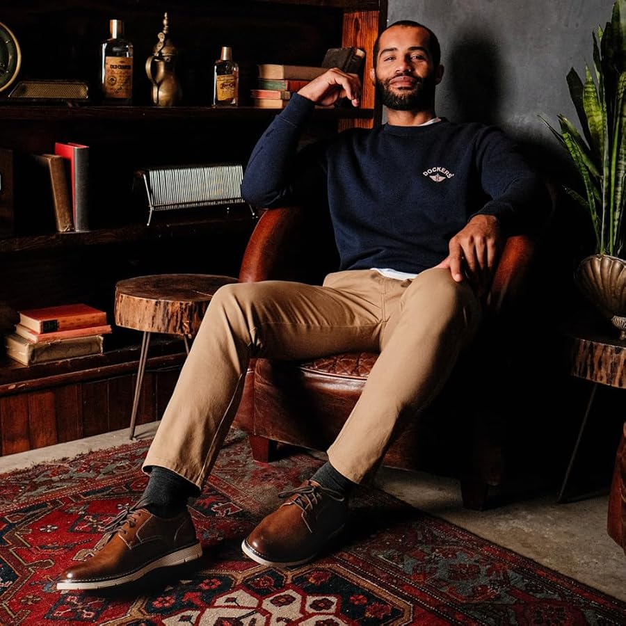 Amazon.com | Dockers Mens Easedale Dress Casual Lace Up Oxford