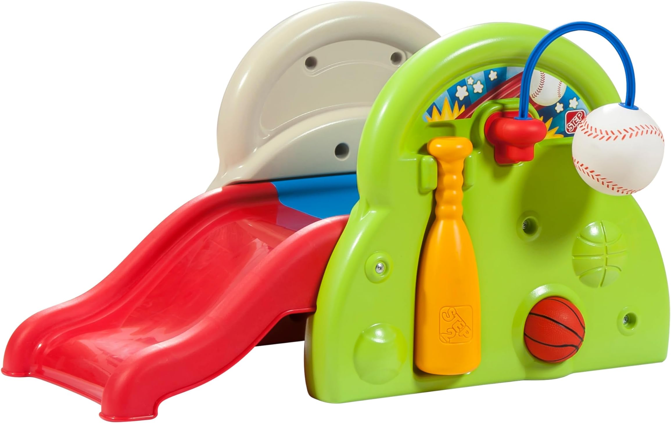 Sports-Tastic Activity Center, Toddler Sports Playset, Indoor/Outdoor Slide, Play Gym Includes Bat & Balls, Made of Durable Plastic, For Toddlers 1+ Years Old
