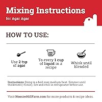 Vista 6 de Hoosier Hill Farm Agar Agar en polvo, 8oz (paquete de 1)