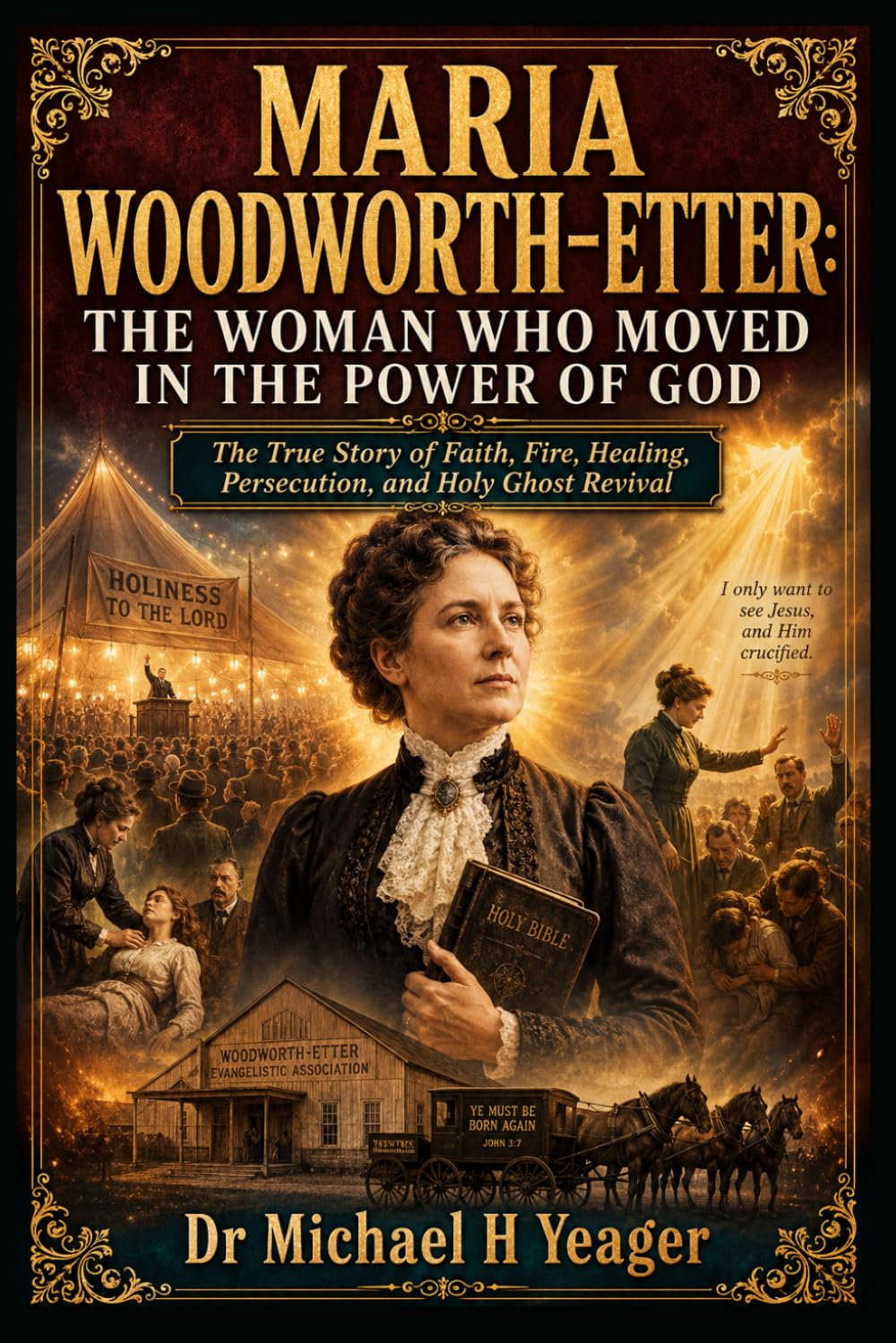 MARIA WOODWORTH-ETTER: THE WOMAN WHO MOVED IN THE POWER OF GOD: The True Story of Faith, Fire, Healing, Persecution, and Holy Ghost Revival