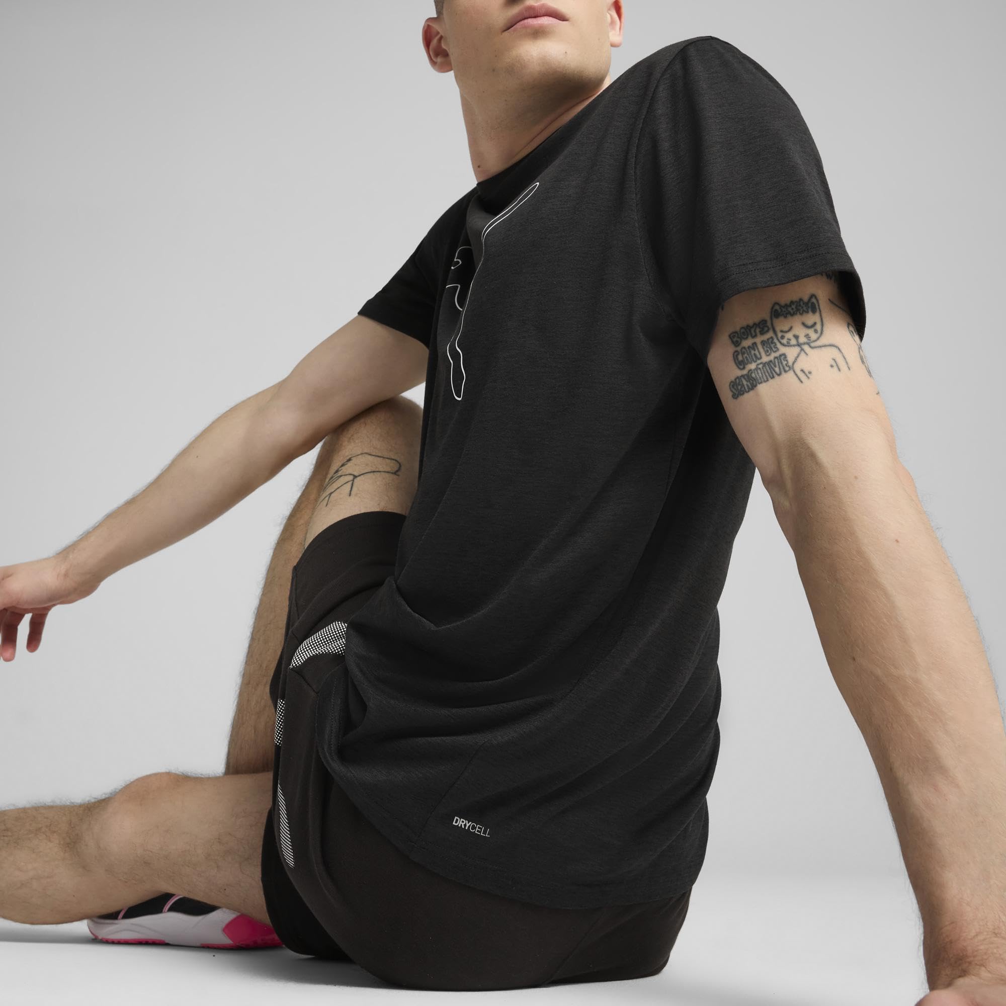 M TAD Essential Heather CAT Tee (CF Large cat) – Ansicht 5