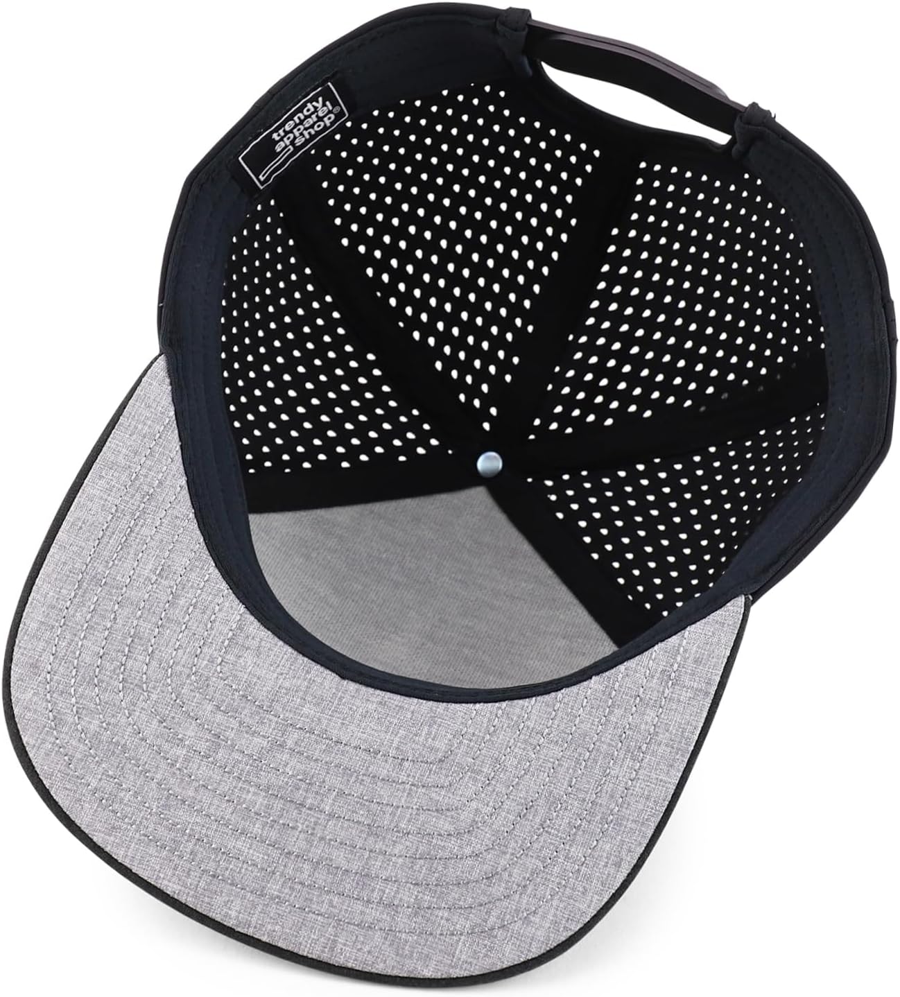 Trendy Apparel Shop Oversize XXL 6 Panel Camper Style Performance Snapback Cap - Image 5