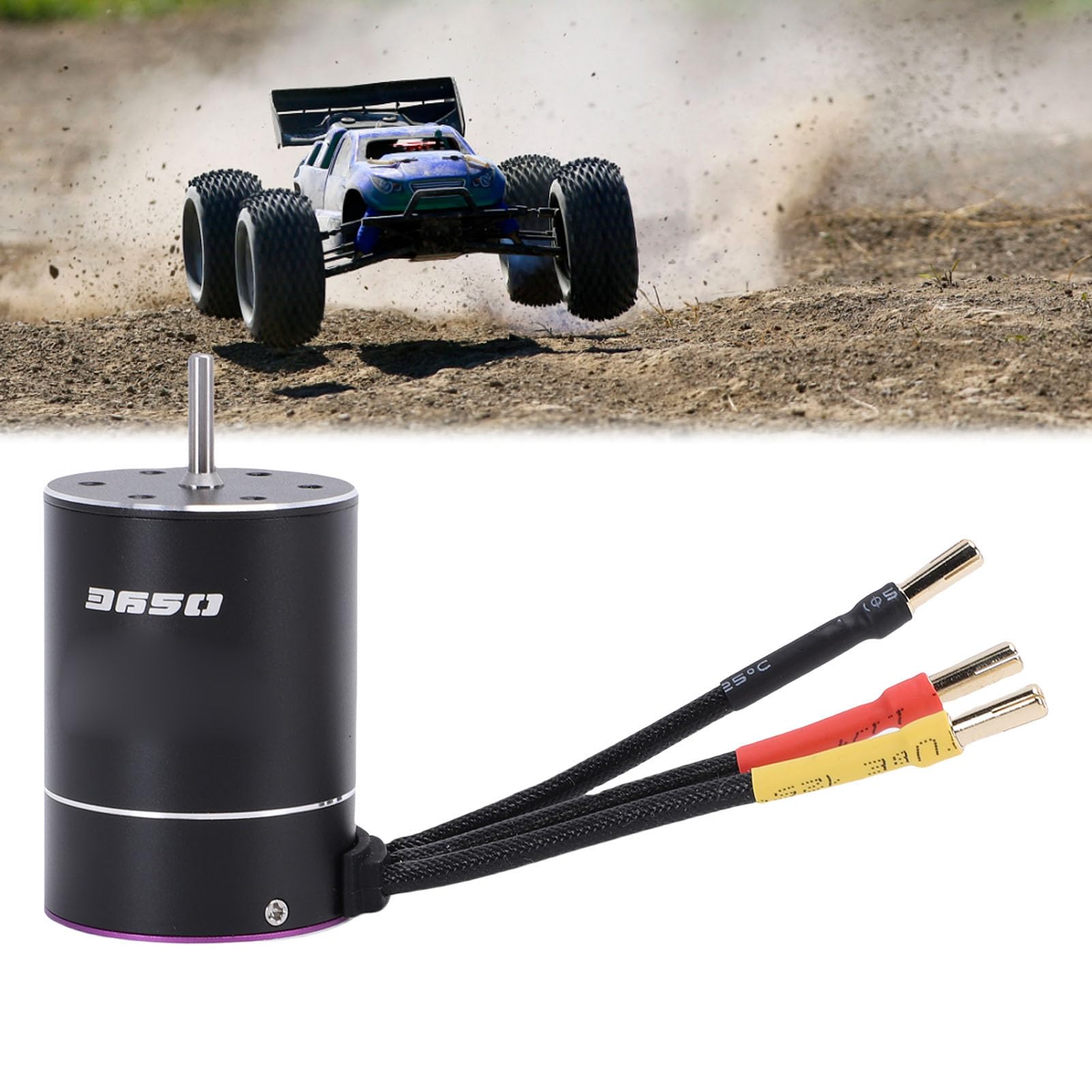 Drfeify Bezszczotkowy Silnik RC o Dużej Mocy 3650 4300 KV, łódź Hsp w Kolorze Fioletowo-czarnym