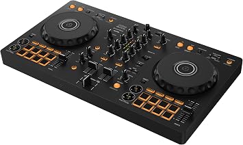 Pioneer DJ DDJ-FLX4 2-deck Rekordbox and Serato DJ Controller-Graphite