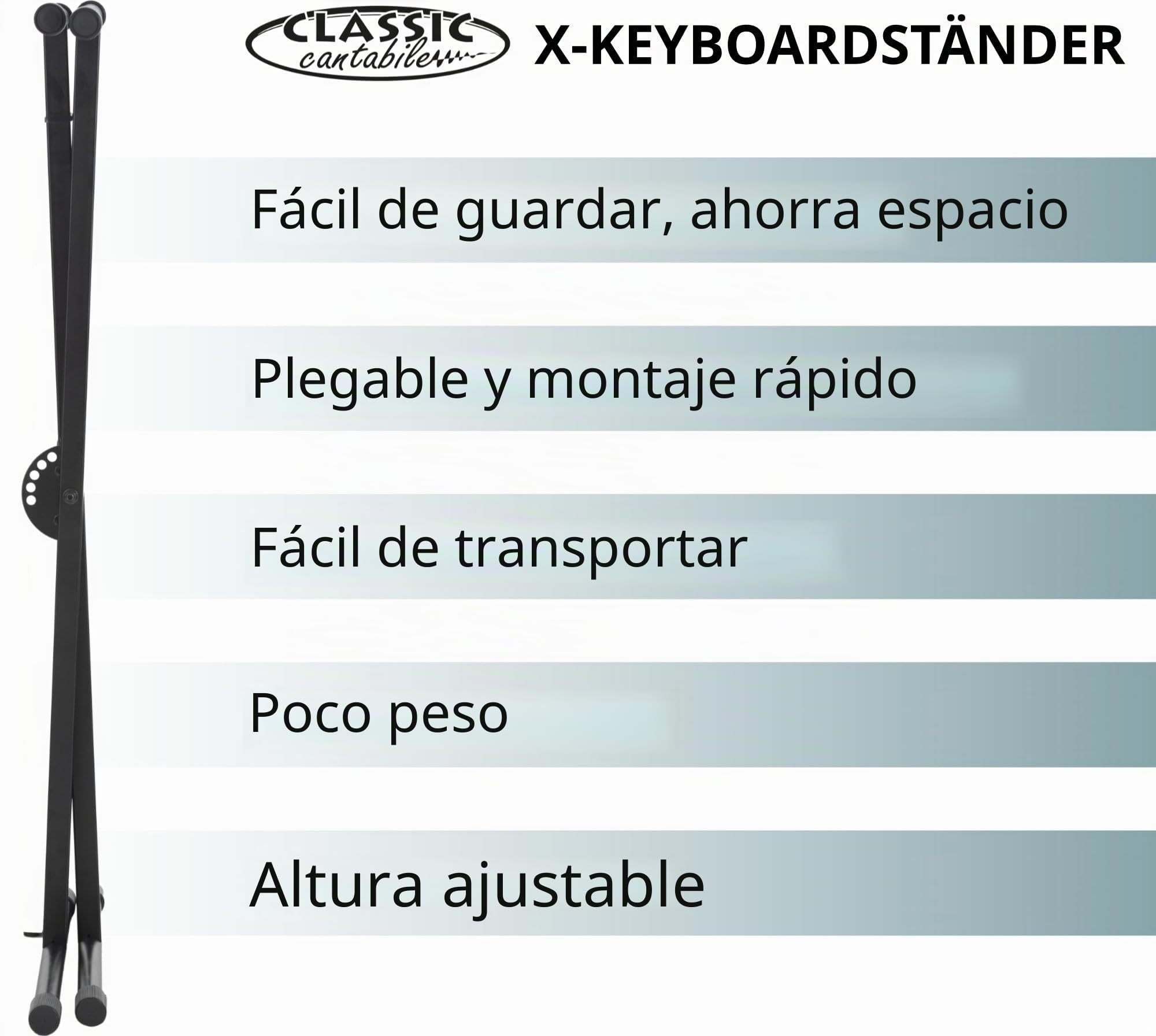 McGrey LK-6120-MIC Teclado Con Teclas Iluminadas Con Micrófono, 255 sonidos | Teclado para principiantes con 61 teclas iluminadas, 255 ritmos, 61 sonidos de percusión, 50 canciones demo, Sustain/ Vibrato